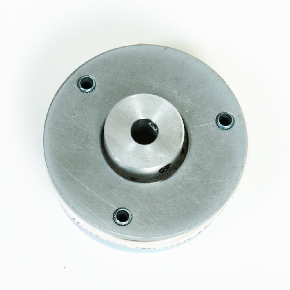 A close-up view of a cylindrical steel object, showcasing its shape and metallic finish.