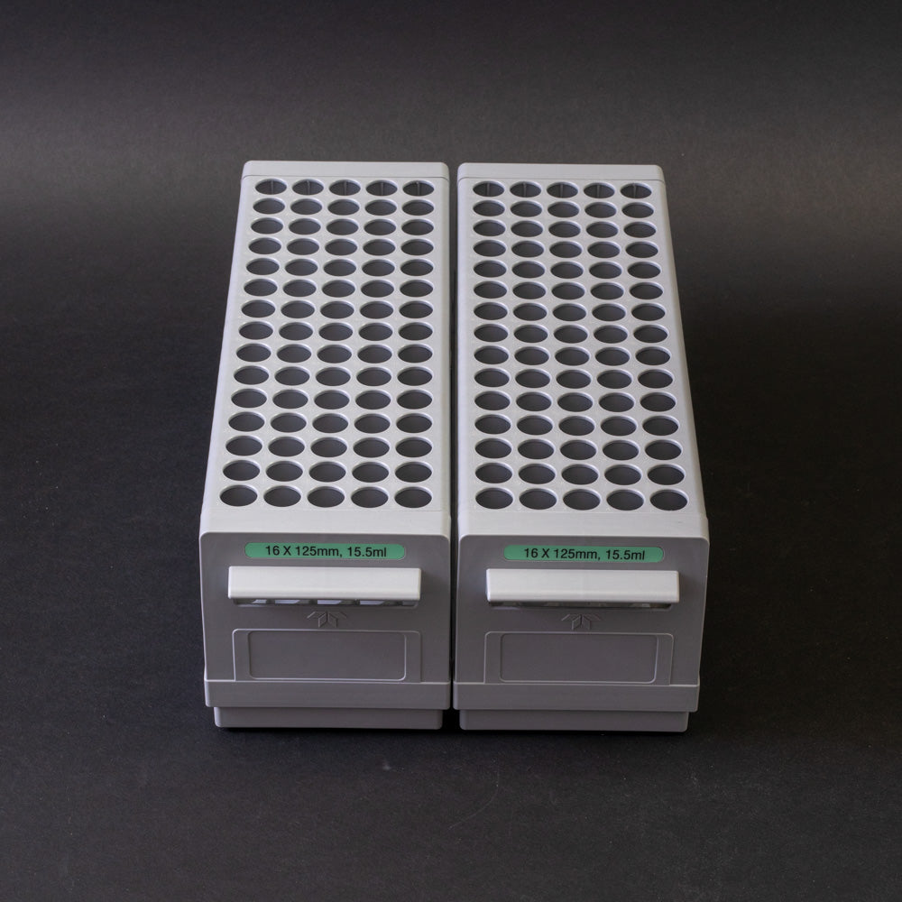 Economy Rack In Polipropilene - Per Fino A 16 Mm, 5 X 12 Spazi, Blu | Organizzazione Laboratorio - Foto 2