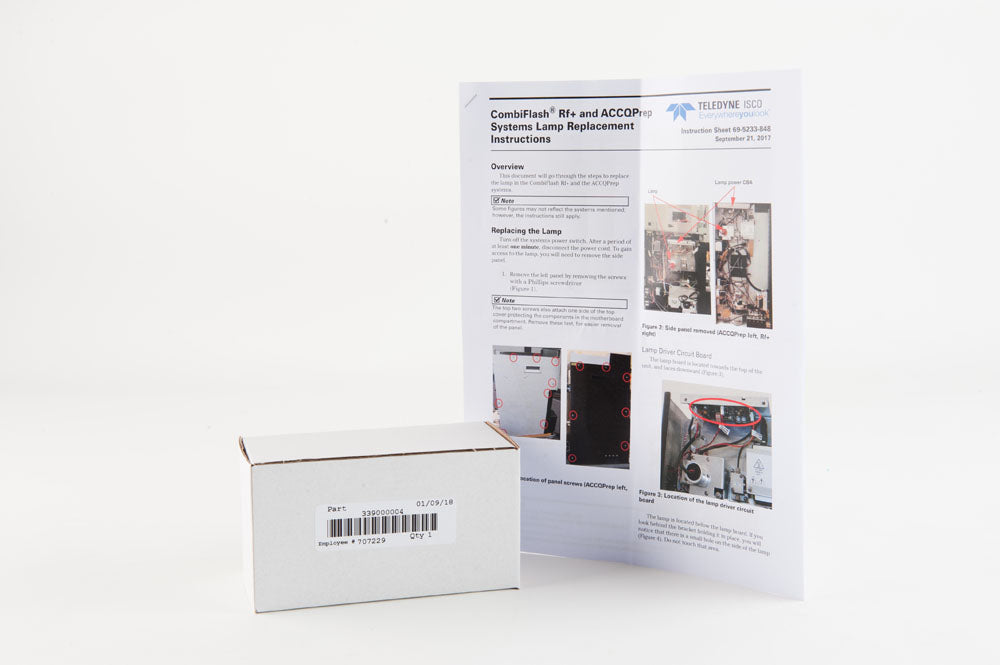 A white box with a visible barcode and a white label, ready for product information.