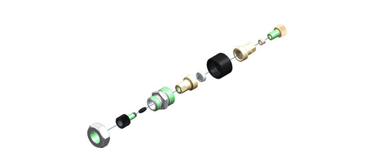 A diagram of the various components which comprise a filter.