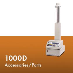 A machine displaying the text "1000d accessories / parts" prominently on its surface, indicating its function and purpose.