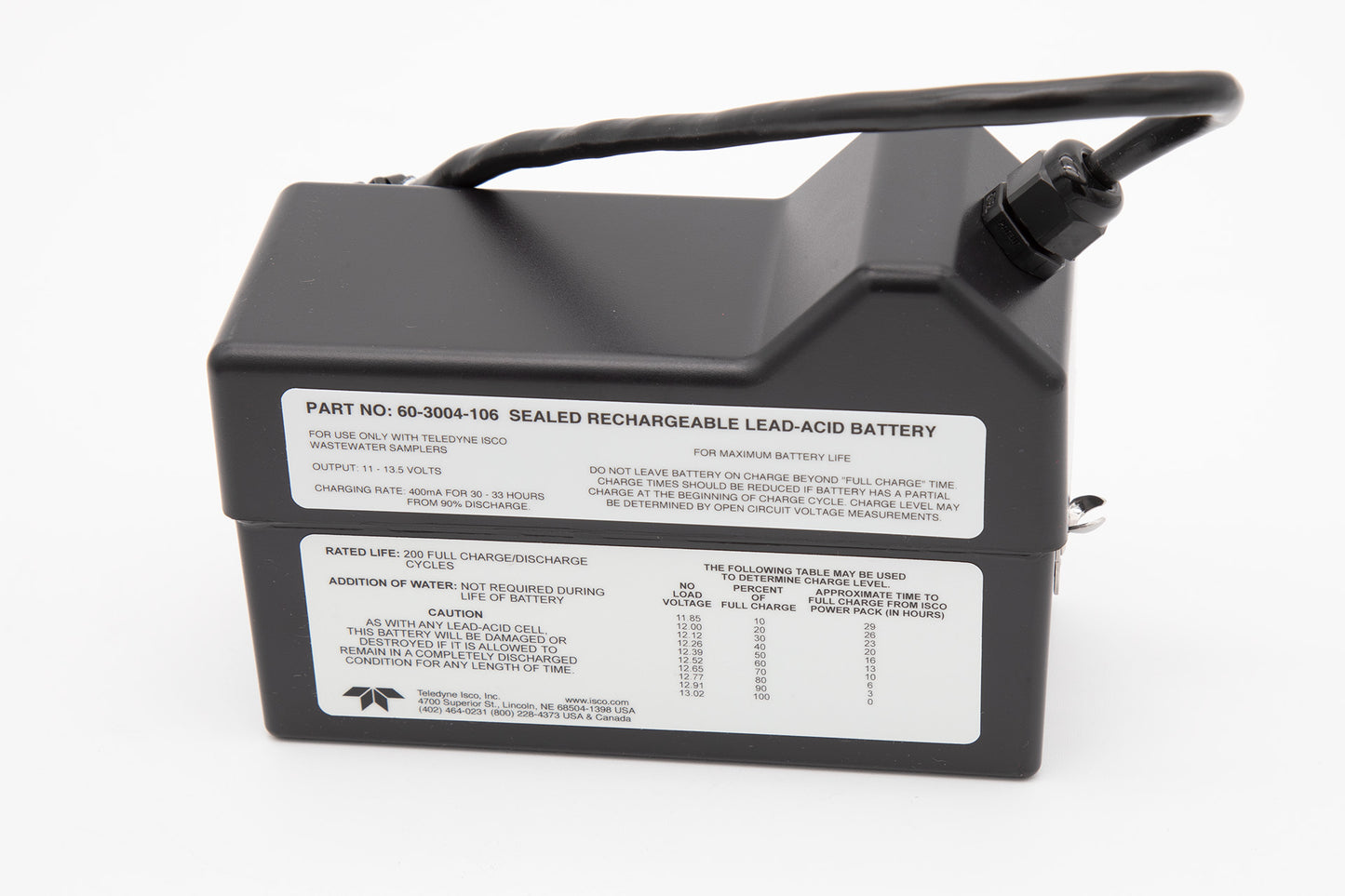 Model 946 Lead Acid Battery (12 VDC / 6.5 Ah)