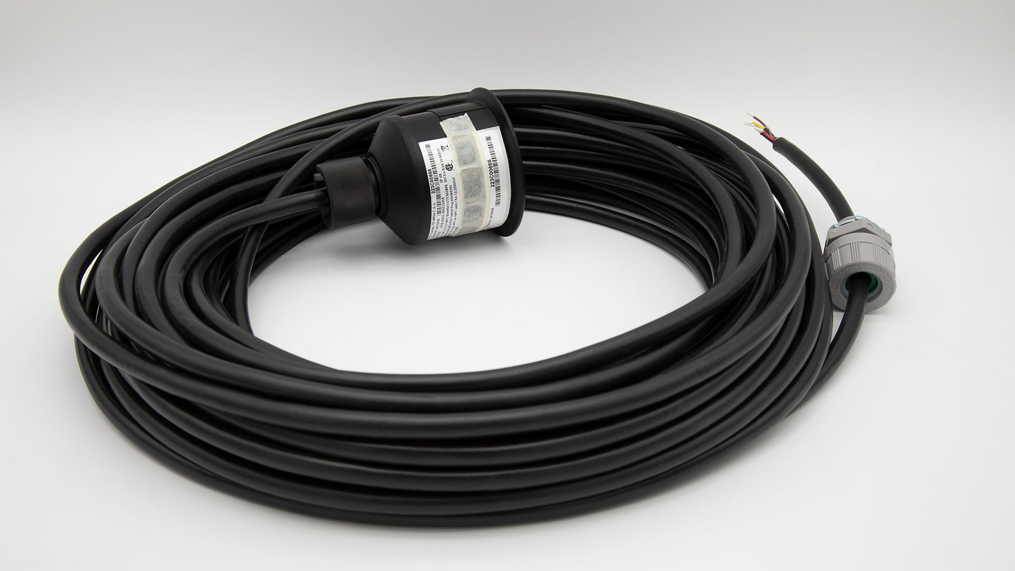 Cable with sensor on one end and barewire leads on other end.