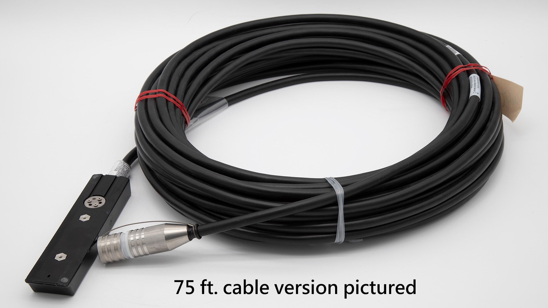 Cable with sensor and connector