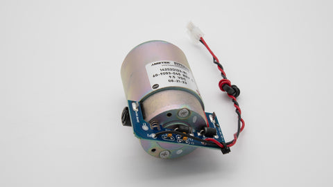A small electric motor with wires