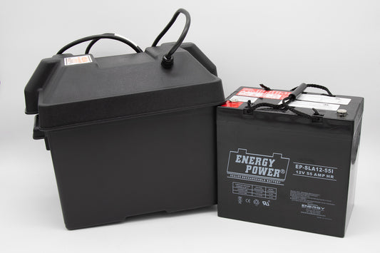 Battery with box