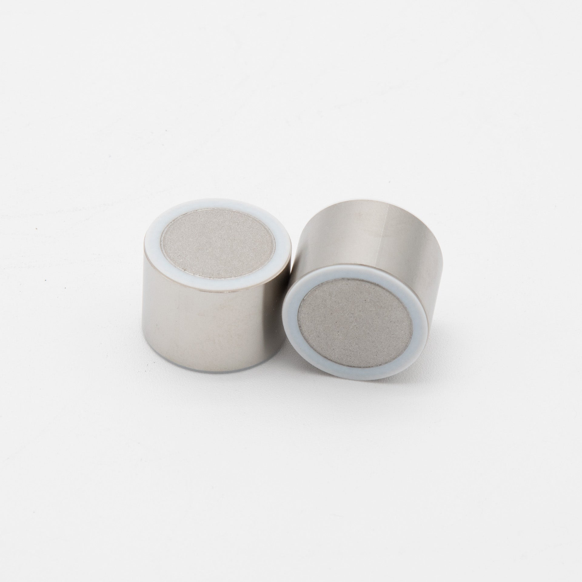 Cylindrical stainless steel objects