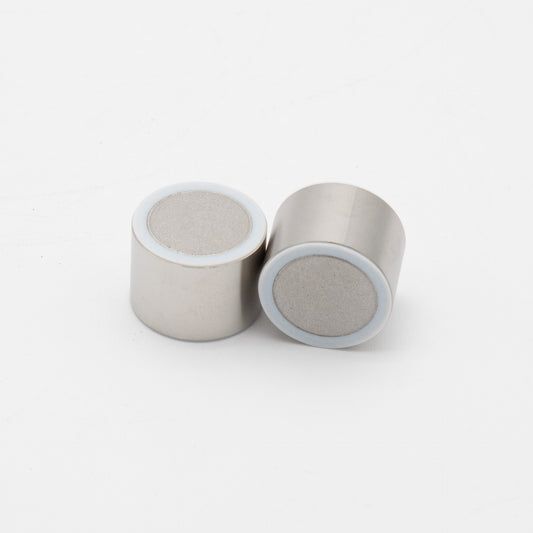 Cylindrical stainless steel objects