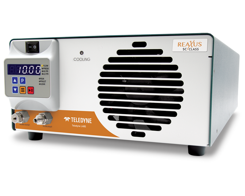 Reaxus SC Class scientific instrument with Teledyne logo on a white background