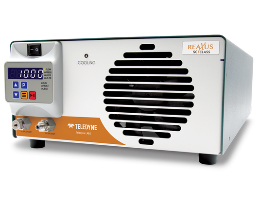 Reaxus SC Class scientific instrument with Teledyne logo on a white background