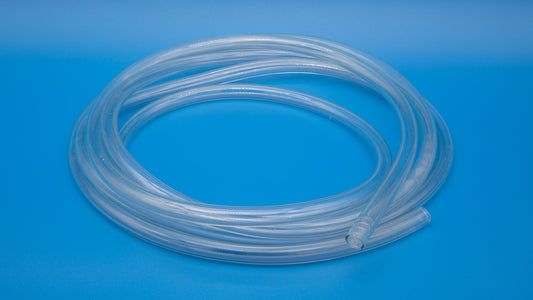 A length of clear tubing