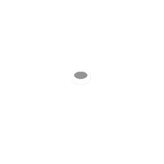 A white object illuminated against a dark backdrop, creating a striking contrast with the black background.