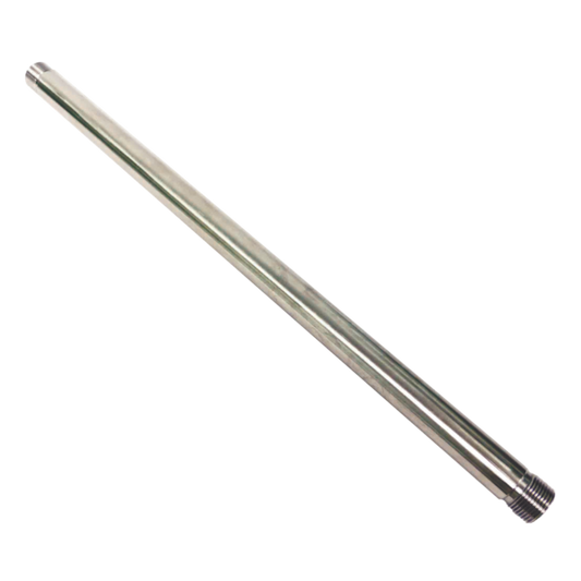 A long metal rod featuring an extended handle, suitable for various applications and tasks.