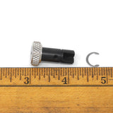 Cylindrical tool with thumbscrew top with measurement.