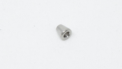 Cone shaped ferrule with hole in middle.