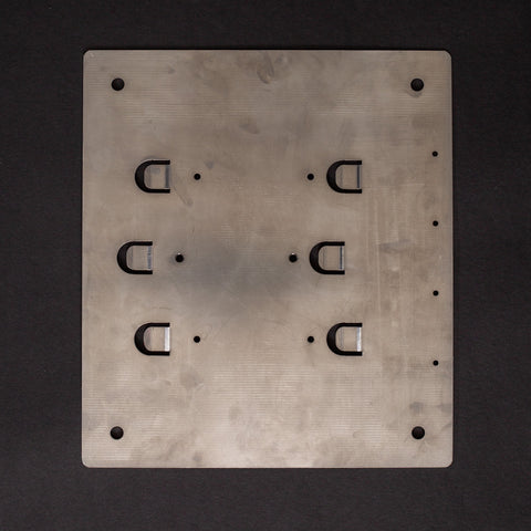 Square flat stainless steel plate