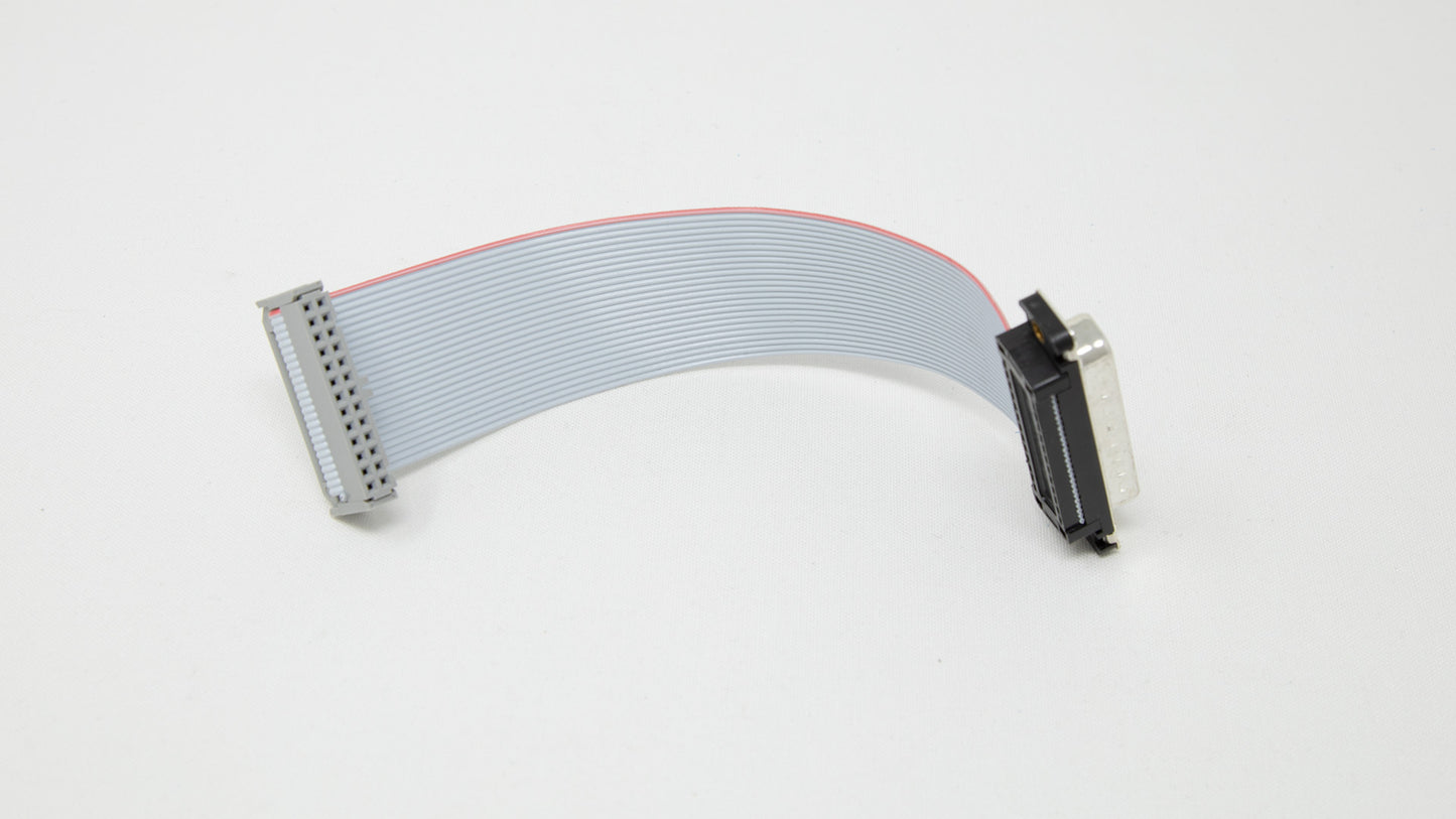 Ribbon cable with connectors on each end.
