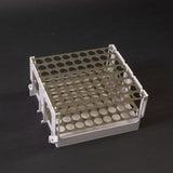 Rack with 72 holes for test tubes