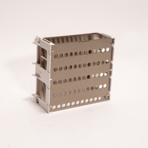 Rack with 60 holes for test tubes