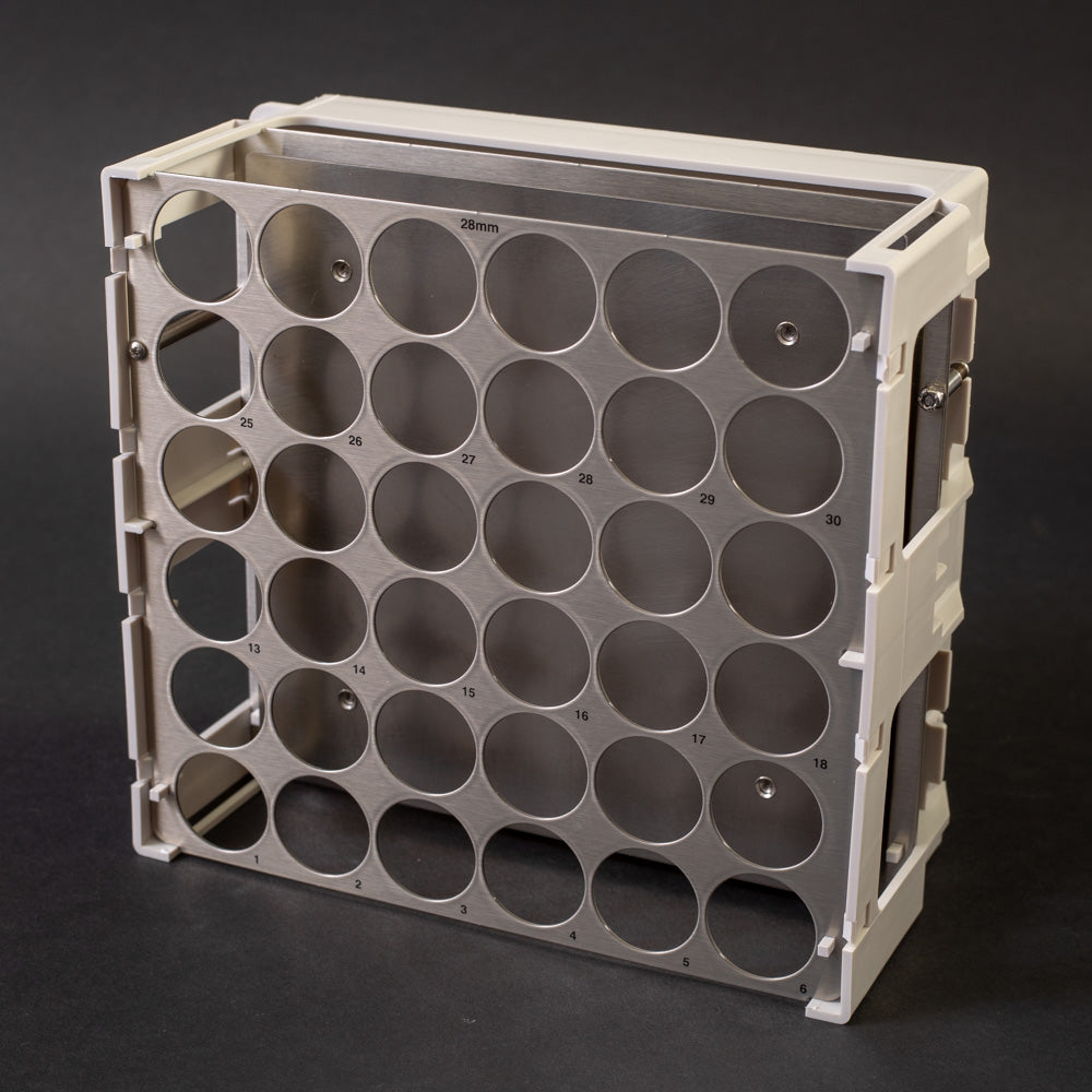 Foxy® R1 / Foxy® R2 Rack for 28 mm Scintillation Vials (36) – Teledyne ISCO