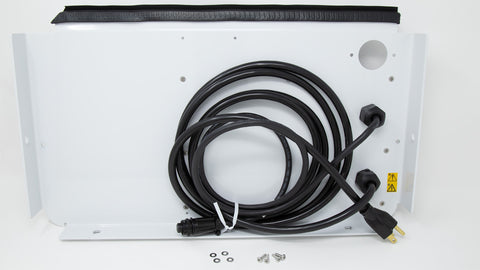 Power supply with cord, washers, screws