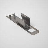 Flat stainless steel plate with cradle