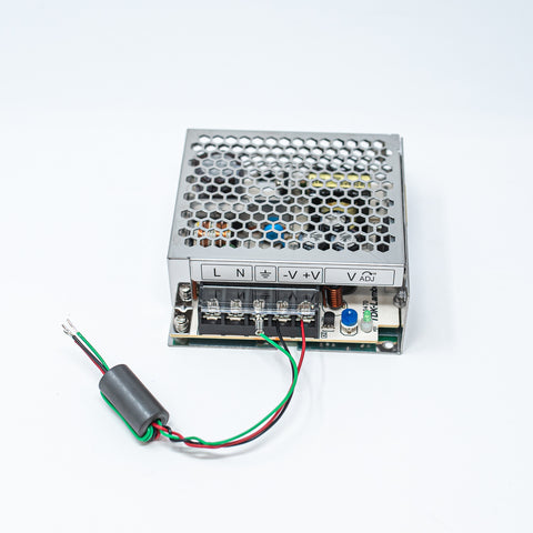 Power supply with connection wires