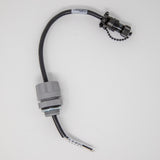 Power cable with cord grip fitting