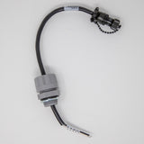 Power cable with cord grip fitting