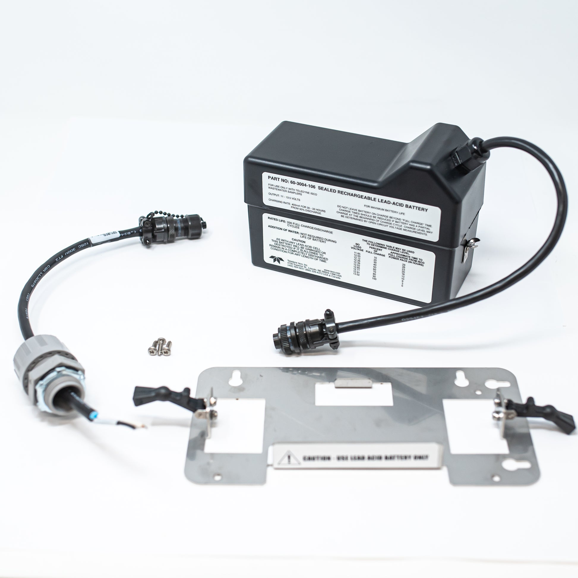 Battery backup kit.  Includes Lead Acid Battery, adapter cable and mounting hardware.