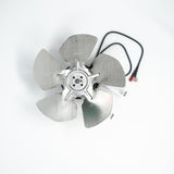 Fan with motor, bracket and connecting wires