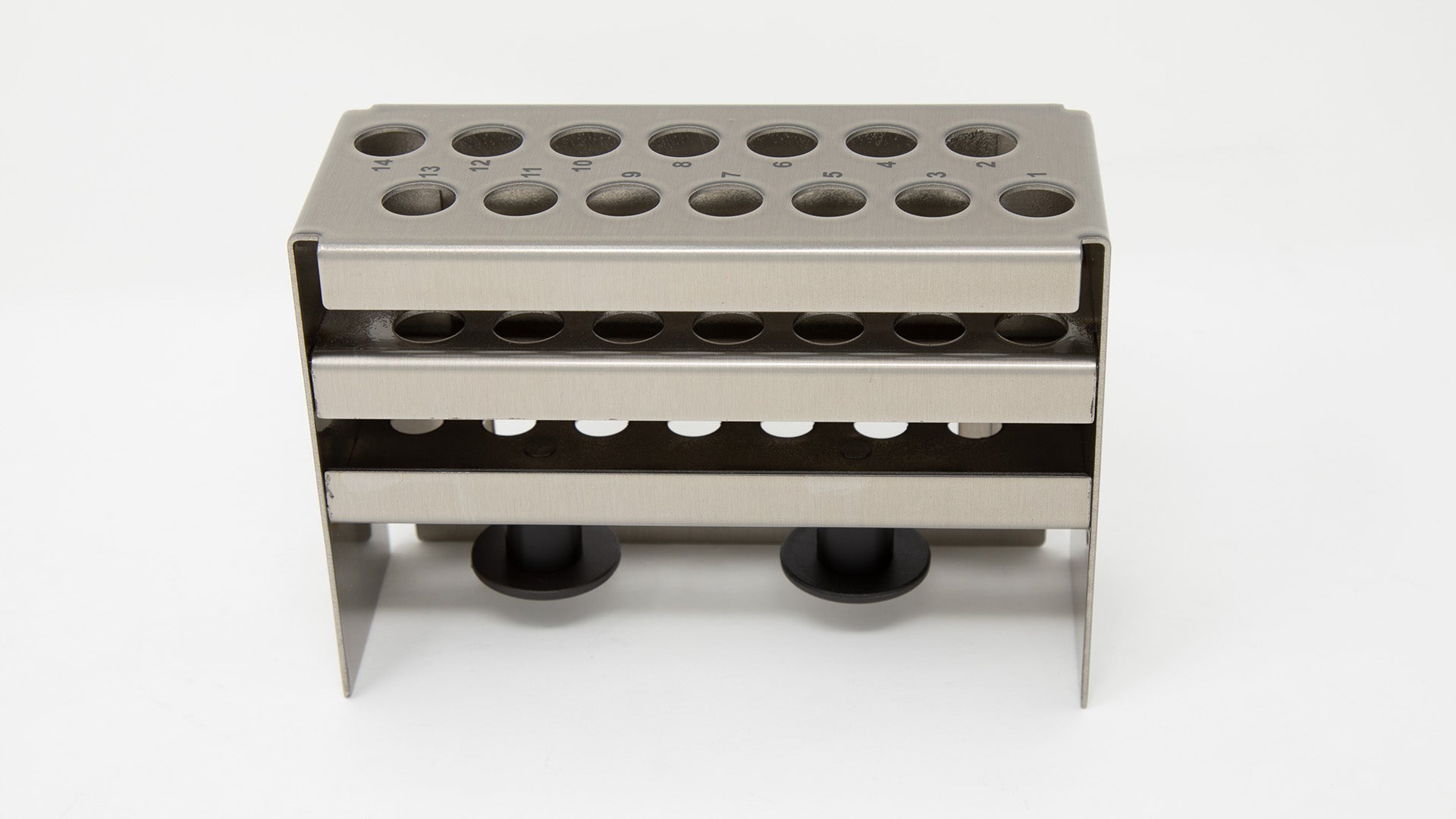 Samplejet Tube Racks Sample Load Half Rack for AutoSampler - 13 mm Diameter Tubes (14 Tubes ...