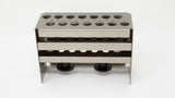 Stainless steel rack with holes