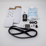 Gasket, humidity card, desiccant, box, seals, pump paddle, clip, bushings, nuts, washers and screws