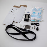 Gasket, humidity card, desiccant, box, seals, pump paddle, clip, bushings, nuts, washers and screws
