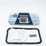 Panel with LCD and keypad, desiccant, screws, gasket
