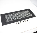 Rectangular shaped grille with thumbscrews