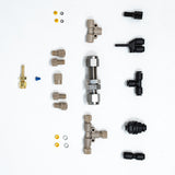 Coupling, tees, union fitting, nuts, ferrules, adapter reducing union