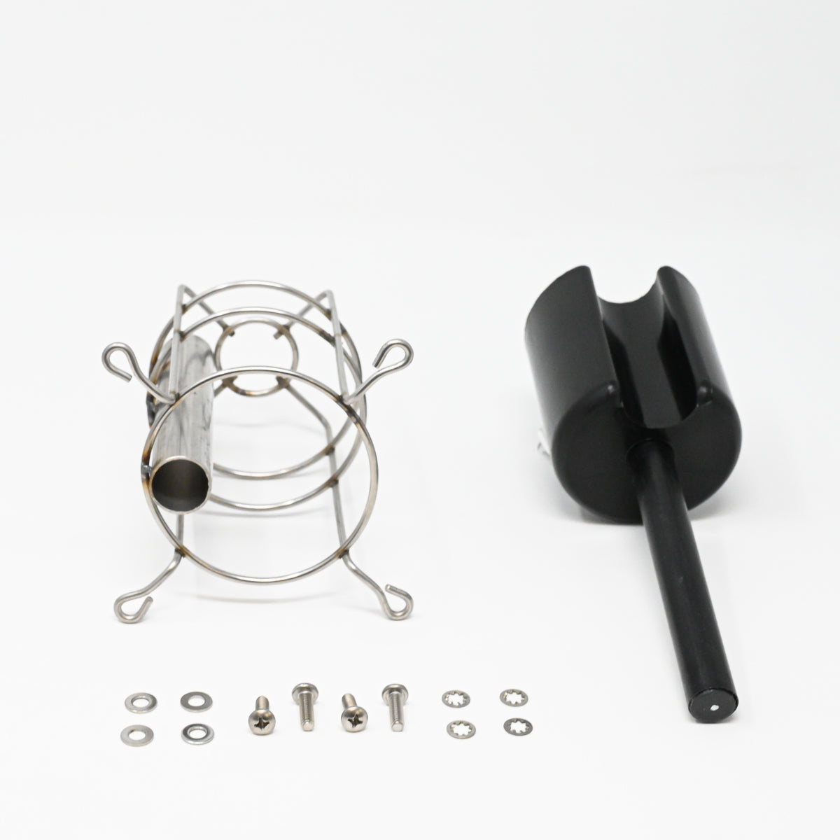 Float and housing assembly, screws and washers
