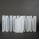 Wedge shaped plastic bottles