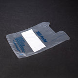 Plastic bag with spout type opening