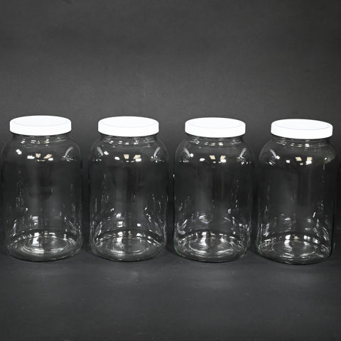 1 Gallon Round Plastic Bottle - Jar Store