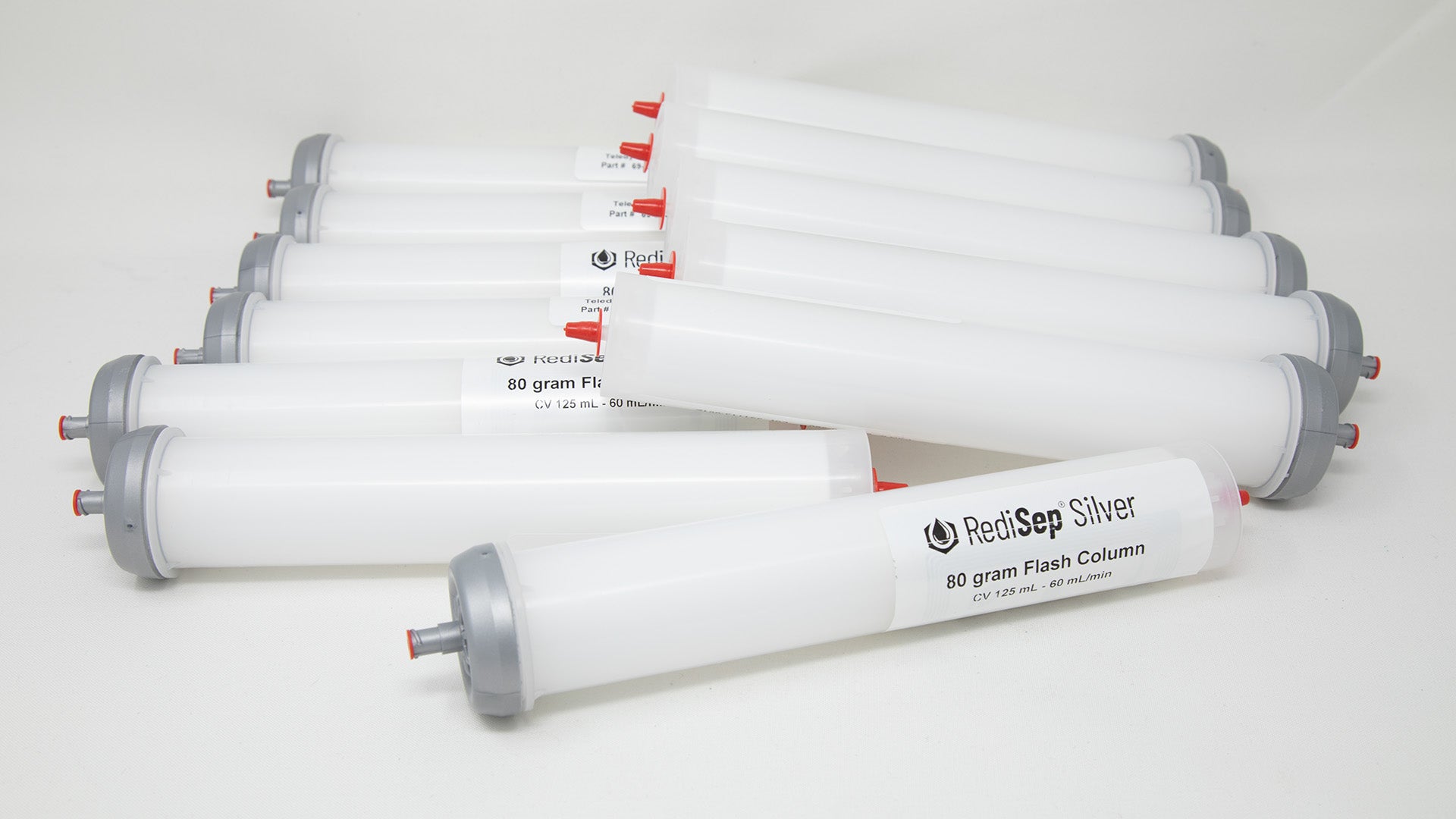 RediSep® Silver Silica Gel Disposable Flash Columns (80 Gram) - Packag ...