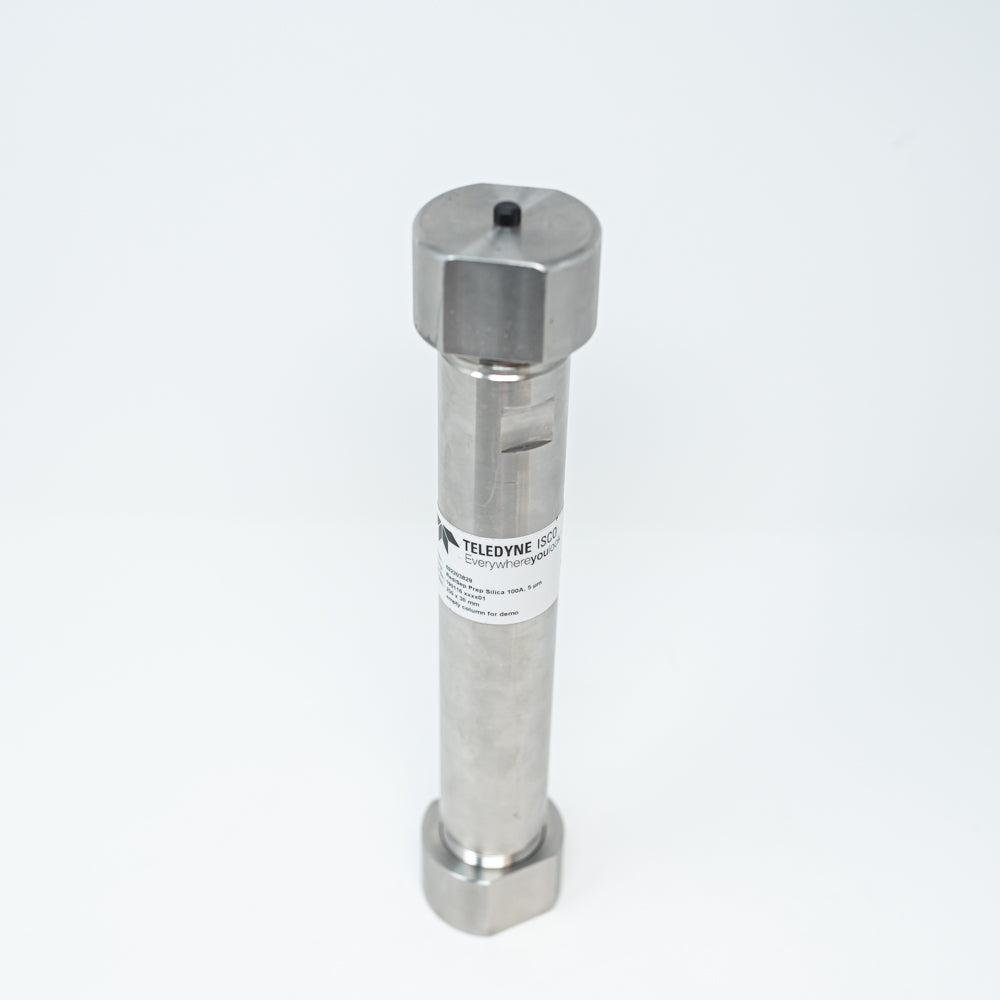 Stainless steel column with connectors on both ends