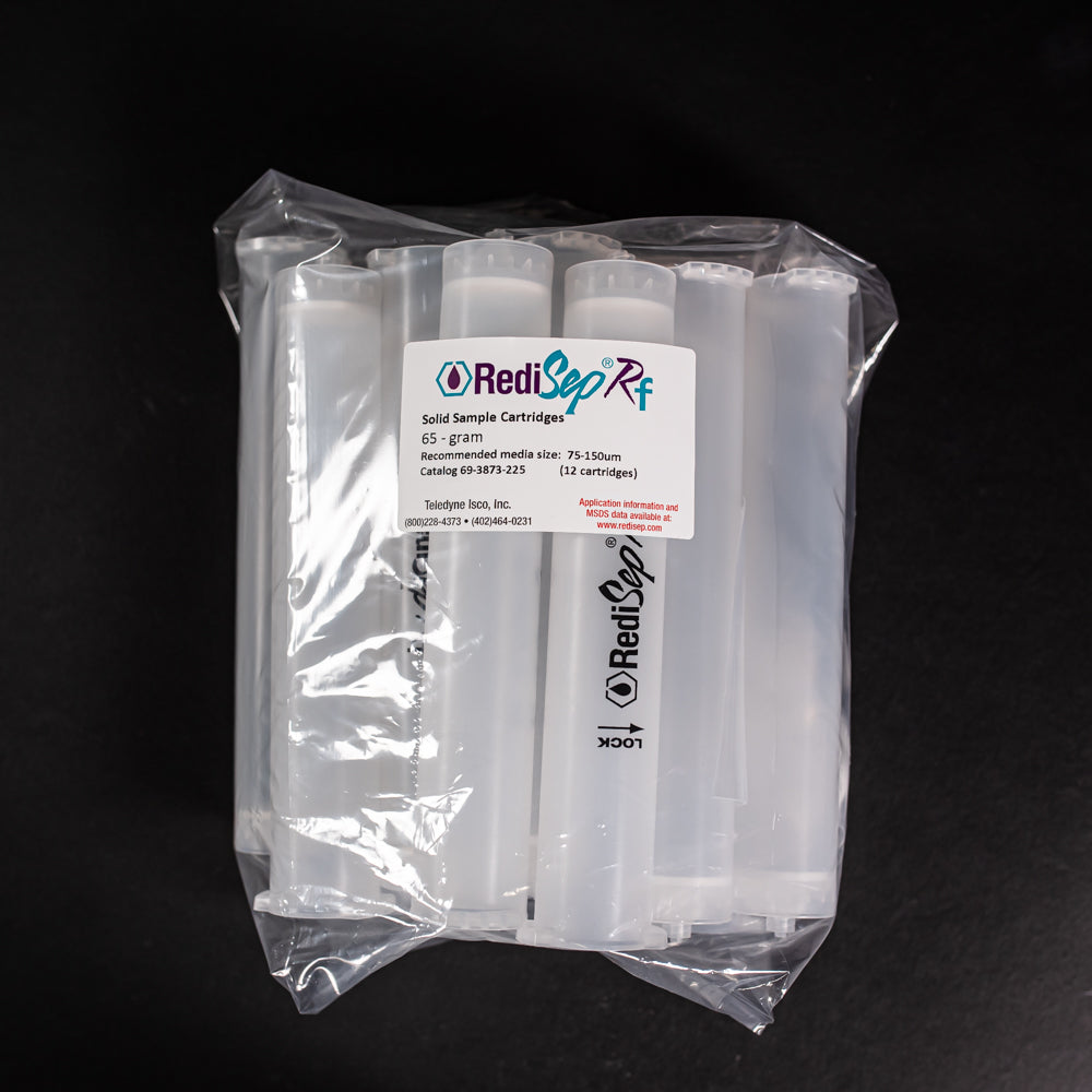 RediSep® Empty Disposable Sample Load Cartridges (Holds Up To 65 Gram) - Package of 12 RediSep® Empty Disposable Sample Load Cartridges (Holds Up To 65 Gram) - Package of 12