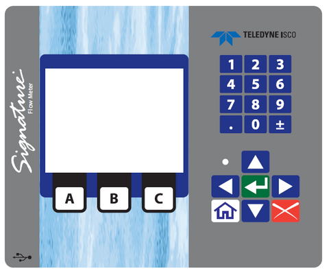Label with keypad assembly