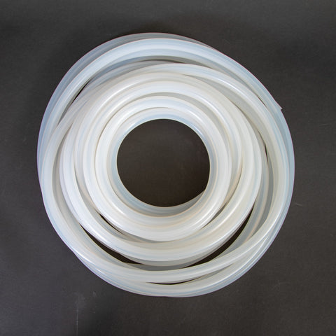 Silicone Rubber Pump Tubing / Discharge Tubing Bulk Roll (50 Ft