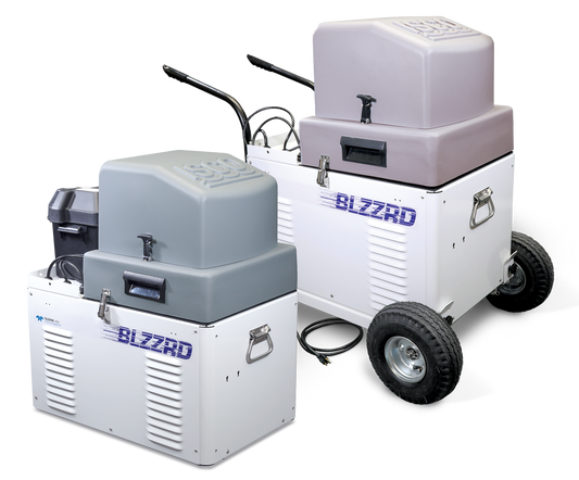 Compact BLZZRD refrigeration units ideal for on-the-go cooling in varied environments.