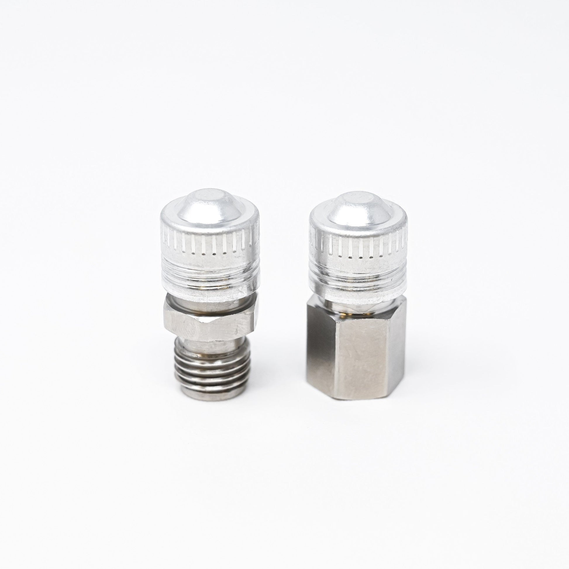 Two piece stainless steel check valve.