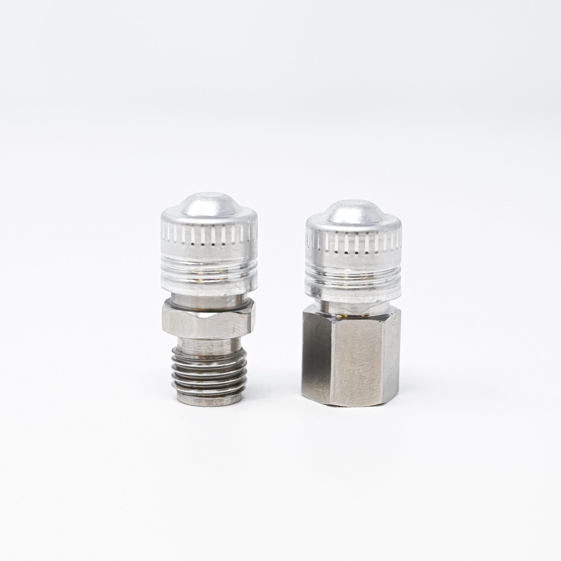 Two piece stainless steel check valve.